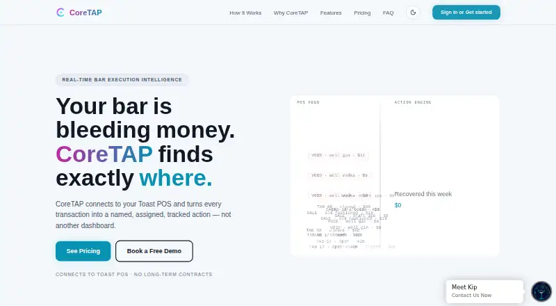 The CoreTAP homepage
