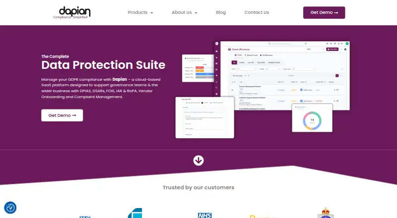 The Dapian homepage