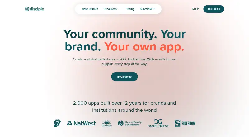 The Disciple homepage