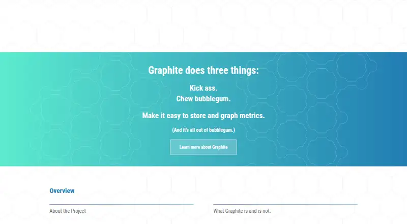 The Graphite homepage