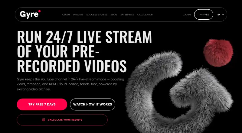 The Gyre homepage