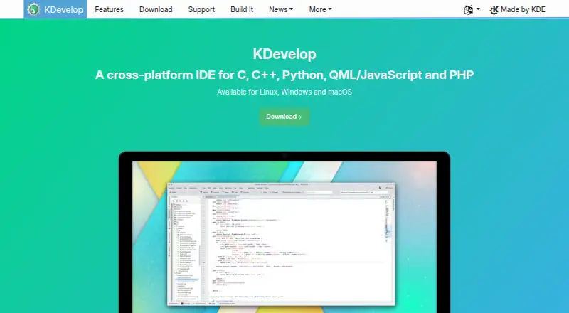 The KDevelop homepage