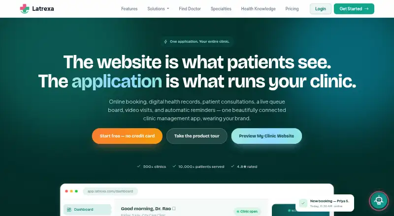 The Latrexa homepage