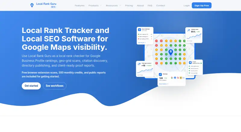 The Local Rank Guru homepage