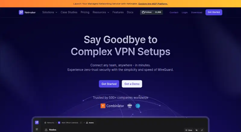 The Netmaker homepage