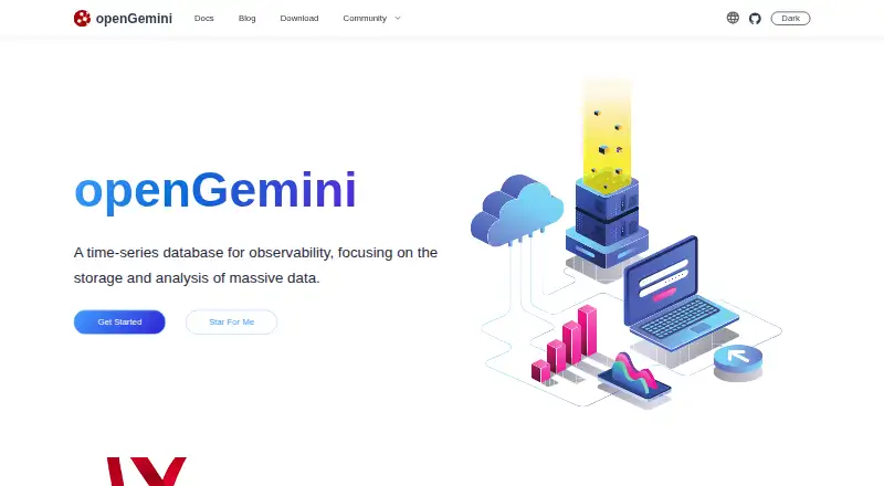 The openGemini homepage