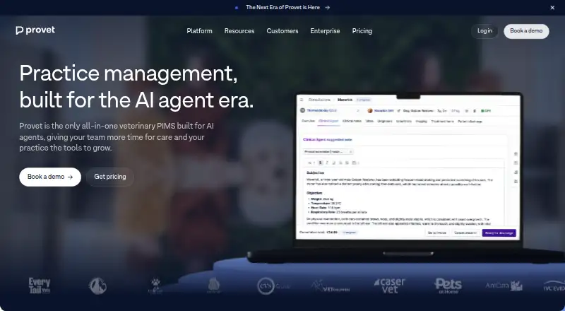 The Provet Cloud homepage