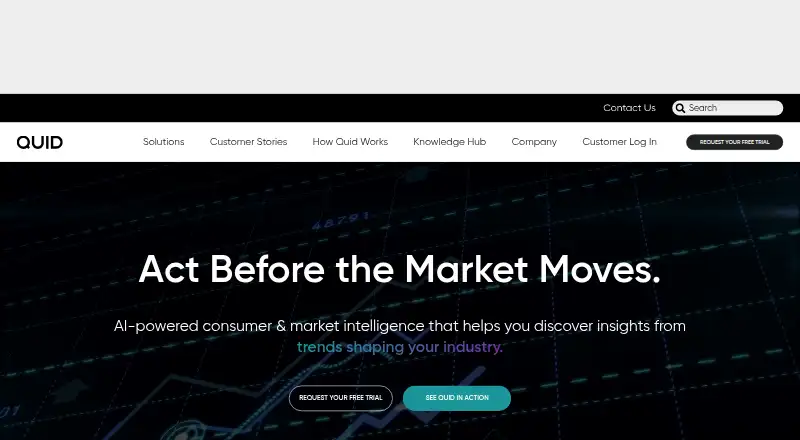 The Quid (formerly NetBase Quid) homepage