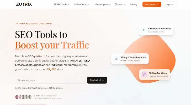 The Zutrix homepage