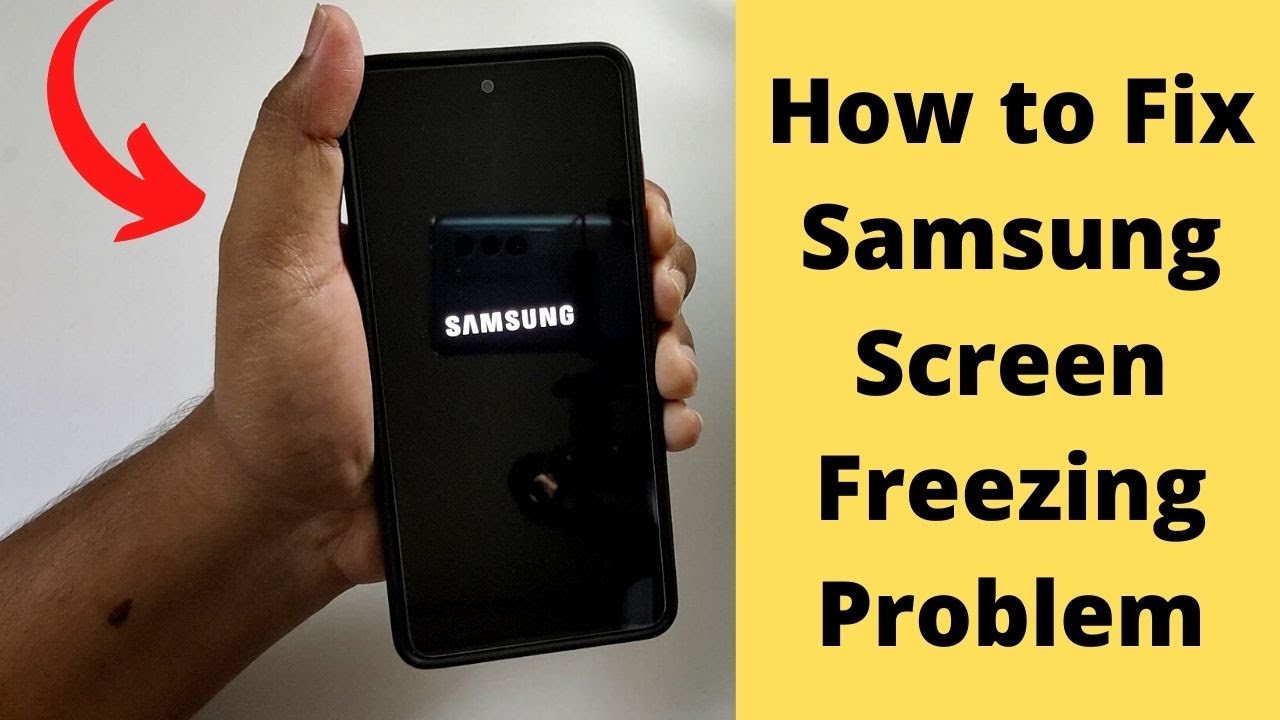 How to fix a frozen Samsung phone screen