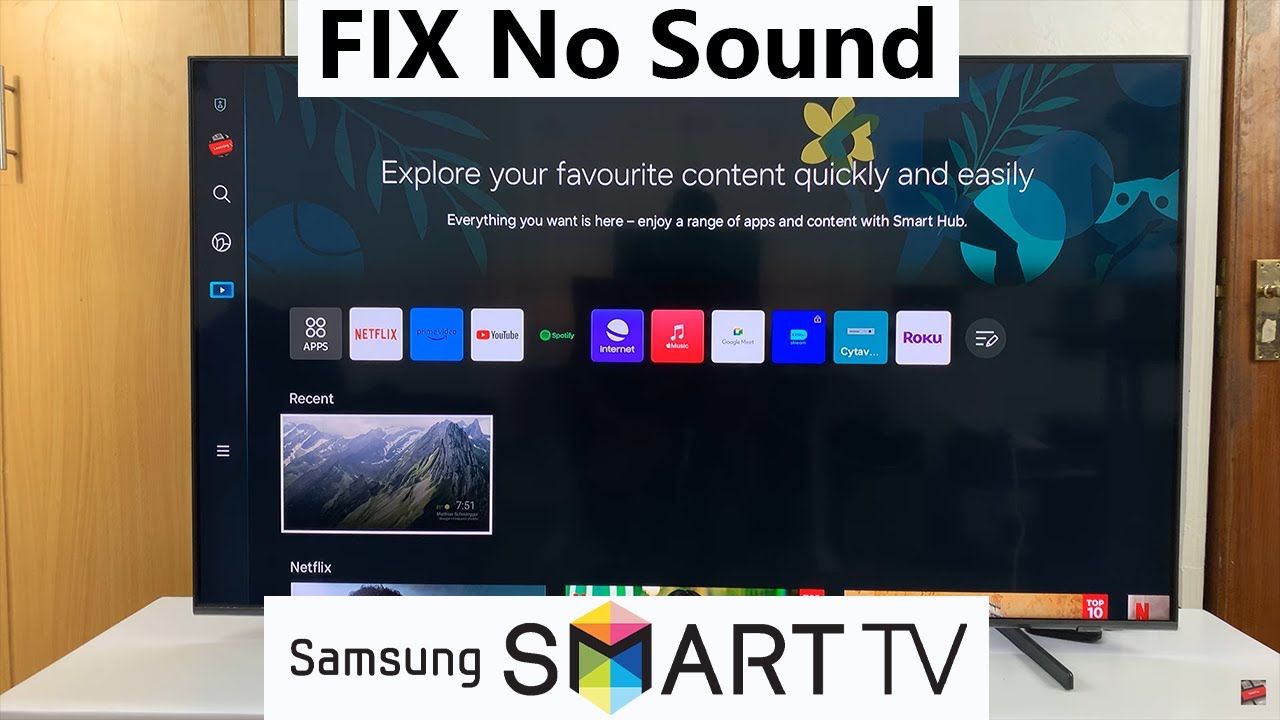 How to Fix No Sound on Samsung Smart TV