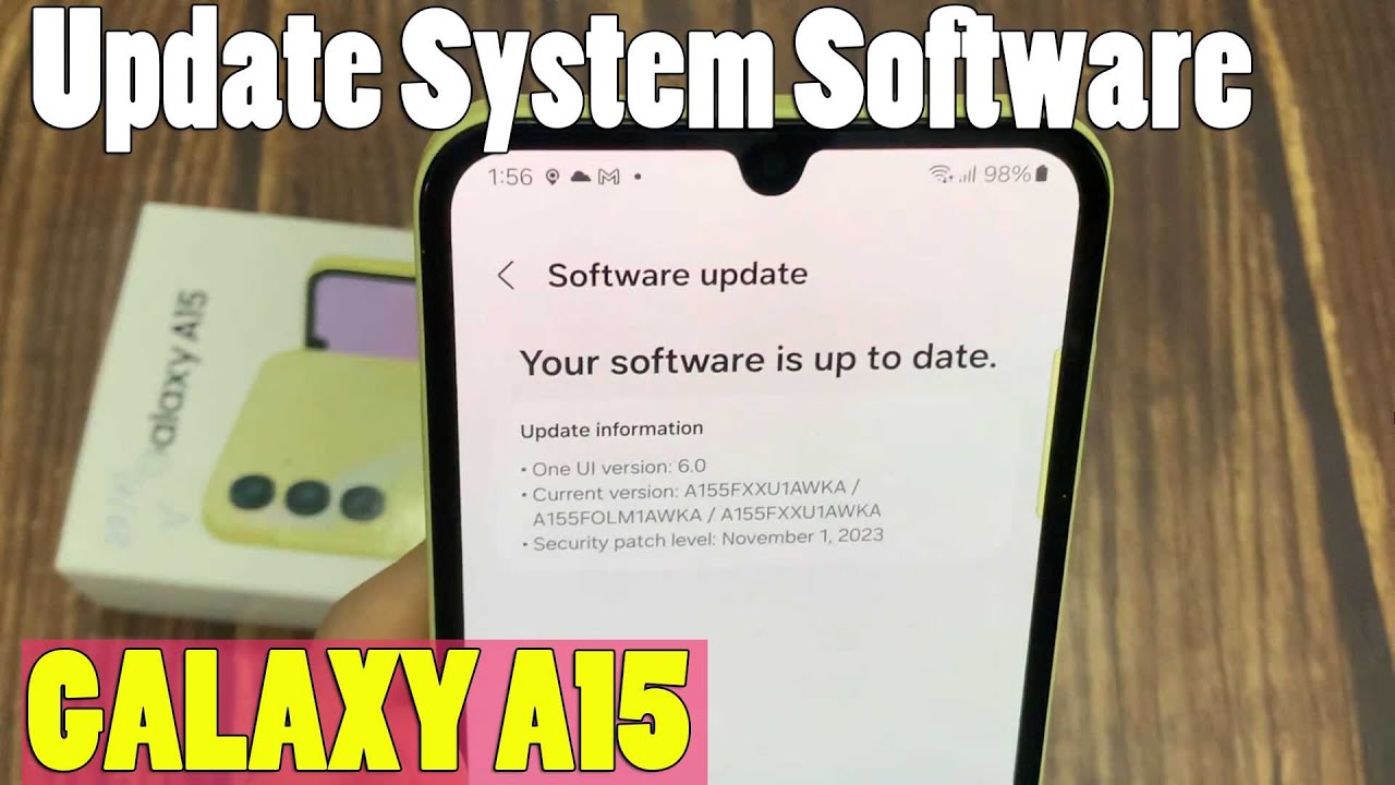 How to Update Software on Samsung Galaxy