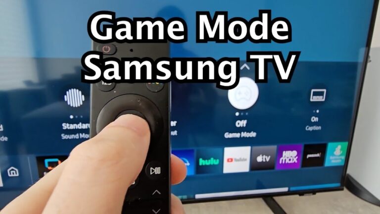 How to Enable Game Mode on Samsung TV