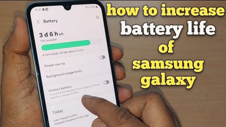 How to increase battery life on Samsung smartphones